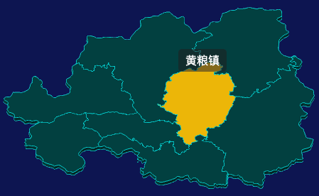 threejs宜昌市兴山县geoJson地图3d地图鼠标移入显示标签并高亮