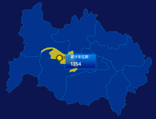 echarts宜昌市长阳土家族自治县geoJson地图点击地图插小旗