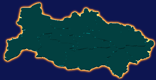 threejs宜昌市长阳土家族自治县geoJson地图3d地图添加金色效果