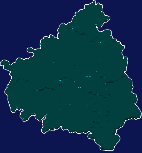 threejs宜昌市当阳市geoJson地图3d地图添加描边效果