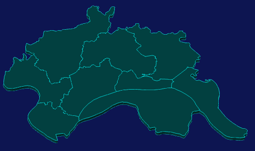 threejs宜昌市枝江市geoJson地图3d地图