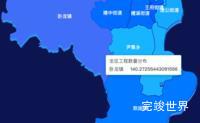 echarts襄阳市襄城区geoJson地图 visualMap控制地图颜色代码演示