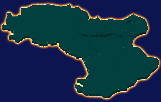 threejs襄阳市襄城区geoJson地图3d地图添加金色效果