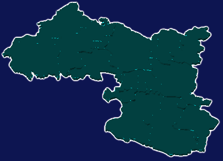 threejs襄阳市襄州区geoJson地图3d地图添加描边效果