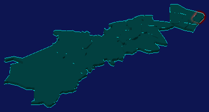 threejs沈阳市铁西区geoJson地图3d地图红色描边闪烁警报