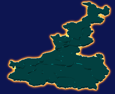 threejs沈阳市浑南区geoJson地图3d地图添加金色效果