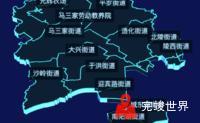 echarts沈阳市于洪区geoJson地图3d地图自定义图标实例代码