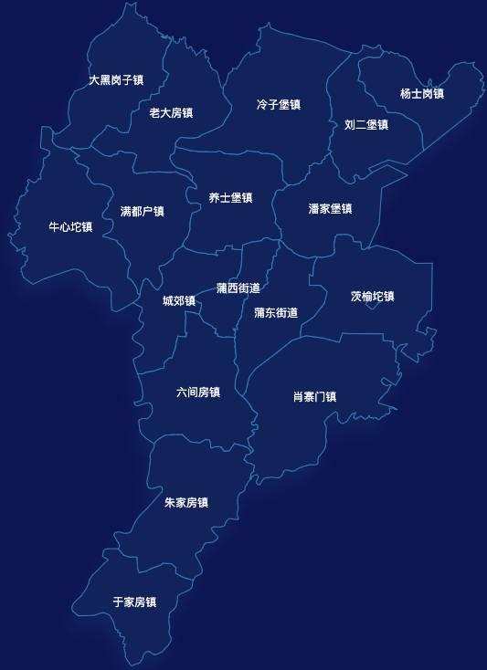 echarts沈阳市辽中区geoJson地图地图下钻展示