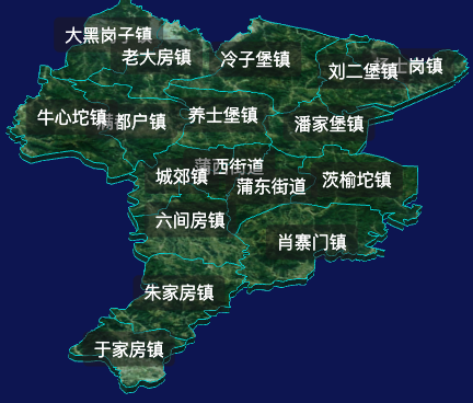 threejs沈阳市辽中区geoJson地图3d地图自定义贴图加CSS2D标签
