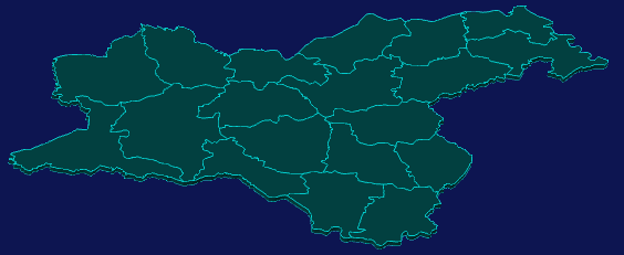 threejs沈阳市法库县geoJson地图3d地图