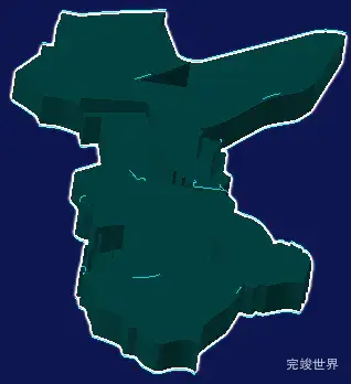 threejs大连市西岗区geoJson地图3d地图添加描边效果