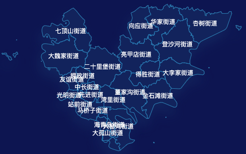 大连市金州区geoJson地图