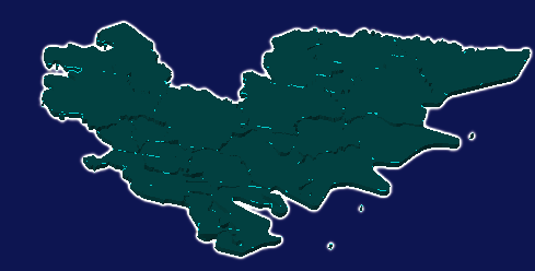 threejs大连市金州区geoJson地图3d地图添加描边效果