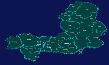 threejs大连市普兰店区geoJson地图3d地图CSS3D标签