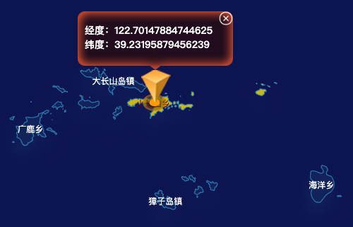 大连市长海县geoJson地图