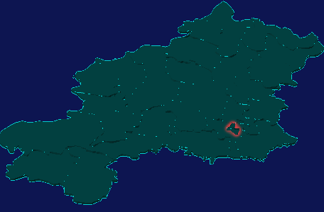threejs大连市瓦房店市geoJson地图3d地图红色描边闪烁警报