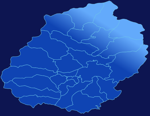 echarts鞍山市岫岩满族自治县geoJson地图全局颜色渐变