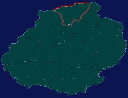 threejs鞍山市岫岩满族自治县geoJson地图3d地图红色描边闪烁警报