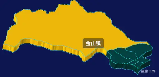 threejs丹东市元宝区geoJson地图3d地图鼠标移入显示标签并高亮