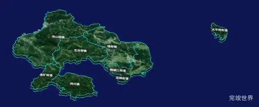 threejs丹东市振安区geoJson地图3d地图CSS3D标签