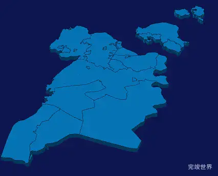 echarts锦州市太和区geoJson地图3d地图实例旋转动画