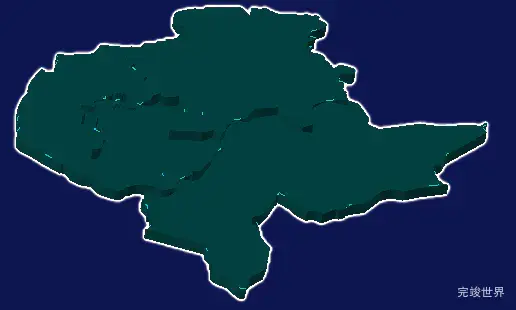 threejs辽阳市文圣区geoJson地图3d地图添加描边效果