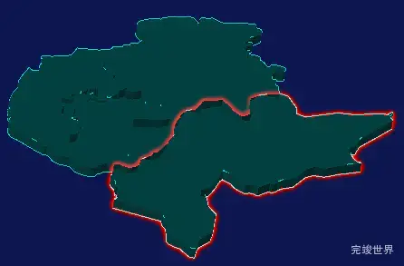 threejs辽阳市文圣区geoJson地图3d地图红色描边闪烁警报