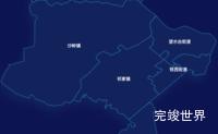 echarts辽阳市太子河区geoJson地图地图下钻展示演示实例