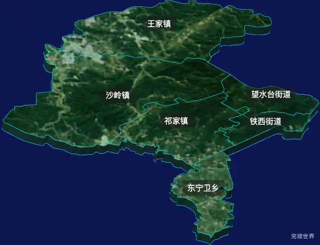 threejs辽阳市太子河区geoJson地图3d地图css2d标签