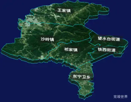 threejs辽阳市太子河区geoJson地图3d地图