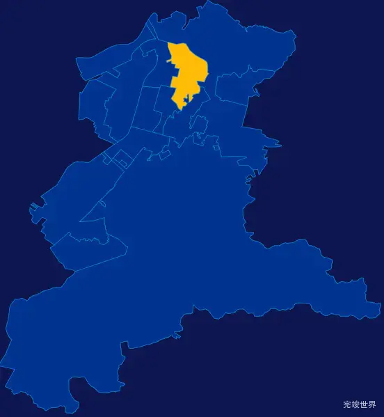 echarts铁岭市银州区geoJson地图指定区域高亮