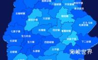 echarts铁岭市昌图县geoJson地图 visualMap控制地图颜色代码演示