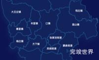 echarts济南市莱芜区geoJson地图地图下钻展示实例代码