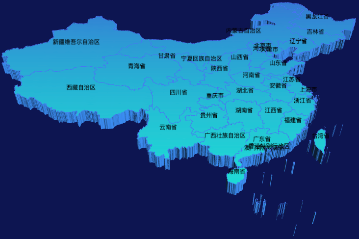 3d地图实现渐变效果