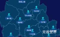 echarts淄博市沂源县geoJson地图点击跳转到指定页面代码演示