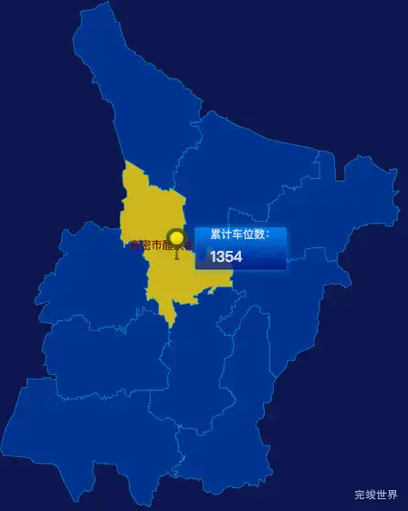 echarts潍坊市高密市geoJson地图点击地图插小旗