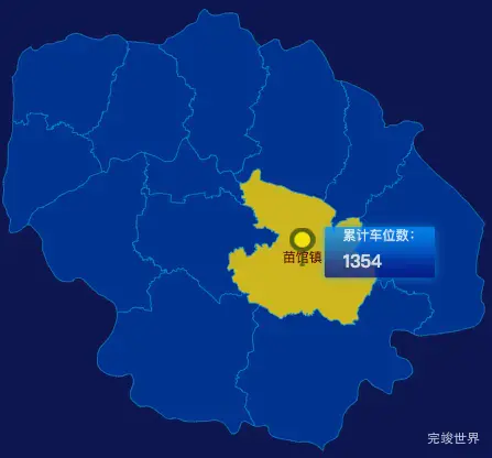 echarts济宁市泗水县geoJson地图点击地图插小旗