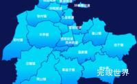 echarts威海市环翠区geoJson地图局部颜色渐变实例