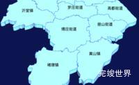 echarts临沂市罗庄区geoJson地图3d地图代码演示