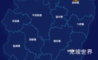 echarts临沂市平邑县geoJson地图根据经纬度显示自定义html弹窗实例代码