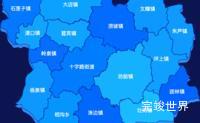 echarts临沂市莒南县geoJson地图 visualMap控制地图颜色演示实例