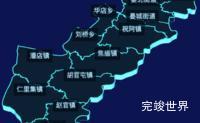 echarts德州市齐河县geoJson地图3d地图自定义图标代码演示