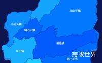 echarts滨州市无棣县geoJson地图 visualMap控制地图颜色效果实例