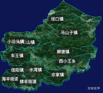 threejs滨州市无棣县geoJson地图3d地图自定义贴图加CSS2D标签