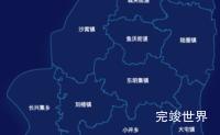 echarts菏泽市东明县geoJson地图地图下钻展示效果