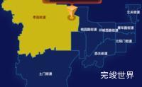 echarts西安市莲湖区geoJson地图点击地图获取经纬度代码演示