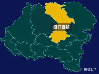 threejs宝鸡市凤翔区geoJson地图3d地图鼠标移入显示标签并高亮