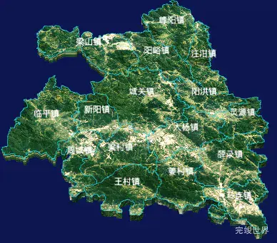 echarts咸阳市乾县geoJson地图3d地图自定义贴图-绿色地面