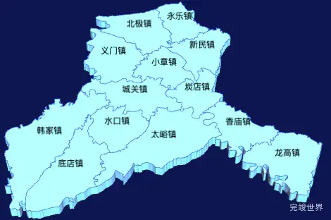 echarts咸阳市彬州市geoJson地图3d地图