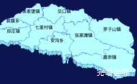 echarts延安市延长县geoJson地图3d地图效果实例